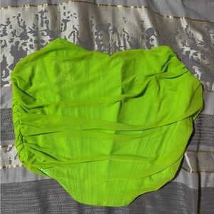 Green corset/tube top